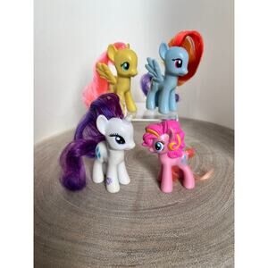 My Little Pony Lot 2010 and Pinkie Pie Pony McDonald's 2014 Toy